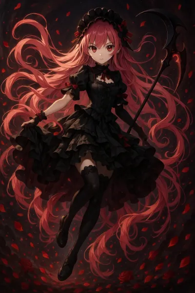 紅蓮の死神少女の夜明け