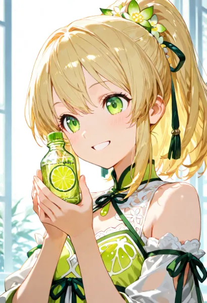 レモンガールの爽やかな魔法ポーション