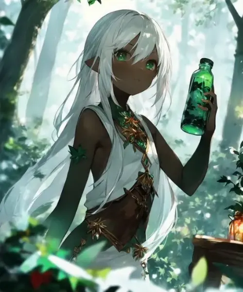 銀髪美少年エルフ