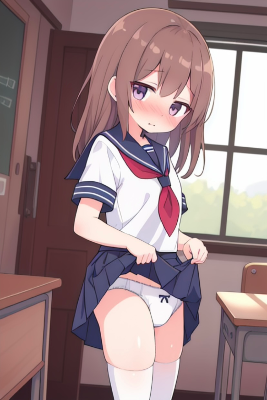 たくし上げ☆