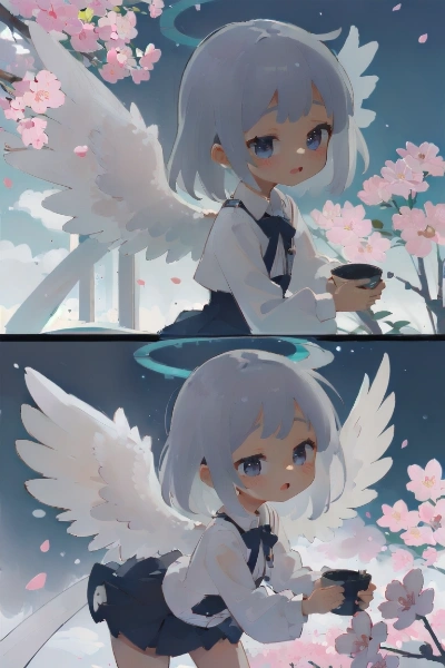 お客さま…！お茶をどうぞ…！