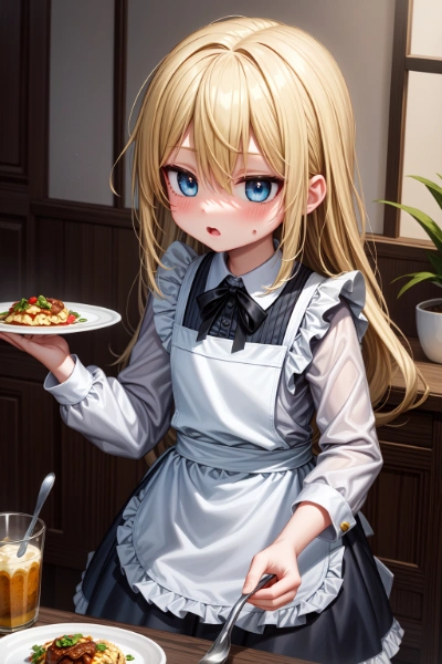 あっ　ご主人様起きてきちゃいました？