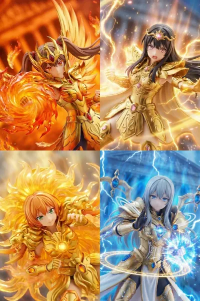 黄金装衣（おま好きガールズ × ゴールド）