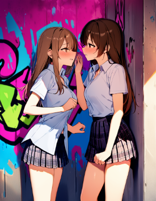 路地裏で
