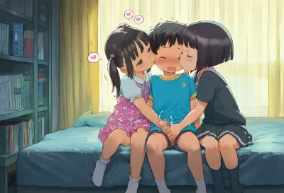 女の子たちに弄ばれちゃう男の子