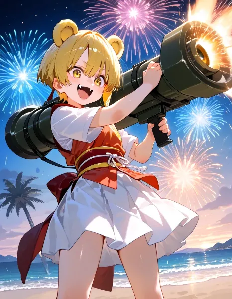 🧸島活・打ち上げ花火の巻き🧸🎉🏝