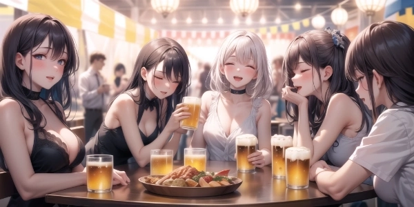 屋台・ビール・女子会！