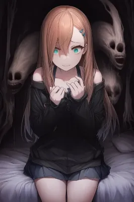 後ろに何かが