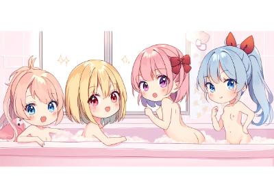 みんなでおふろ～