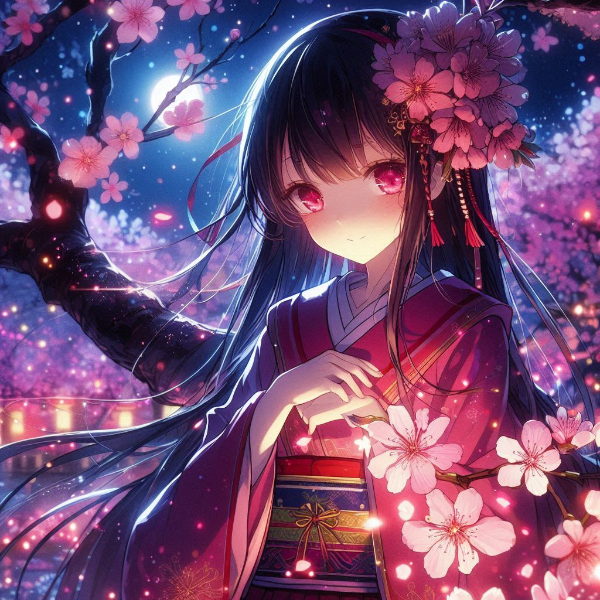 夜桜