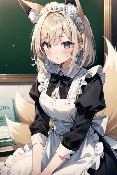 狐のメイドさん