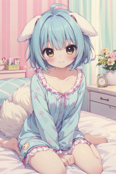 朝おきたらパステルカラーになってた