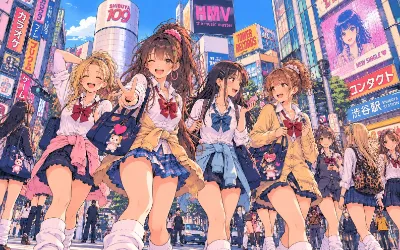 平成ギャル、渋谷をジャック！