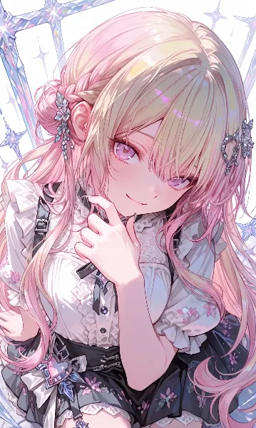 クリスタル姫の秘めた微笑み