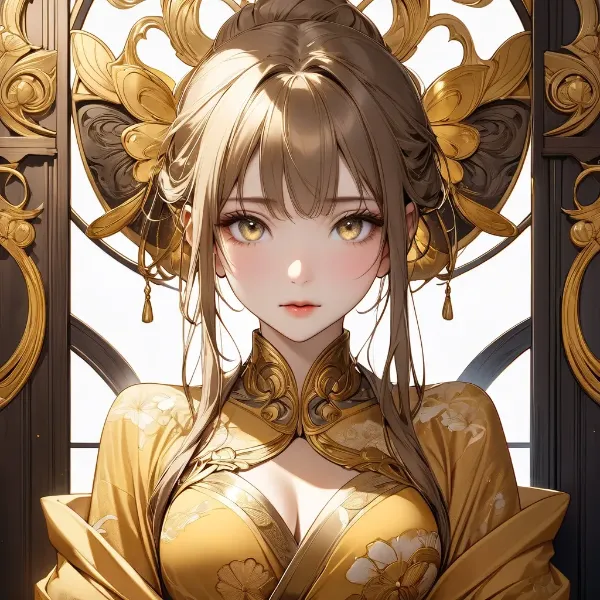 黄金に輝く東洋の姫