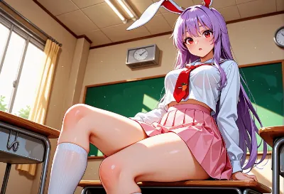 ウドンゲにセーラー服着せてみた