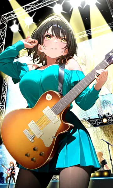 白熱のギター演奏！
