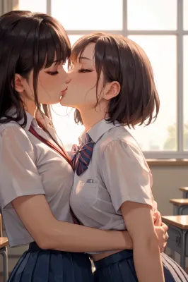 放課後の教室で交わす秘密のキス