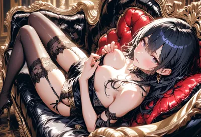 魅惑の黒髪誘惑姫