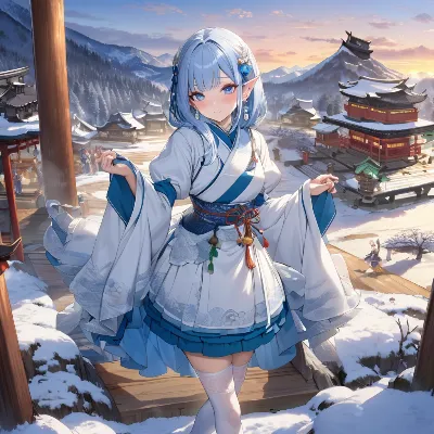 夕暮れ