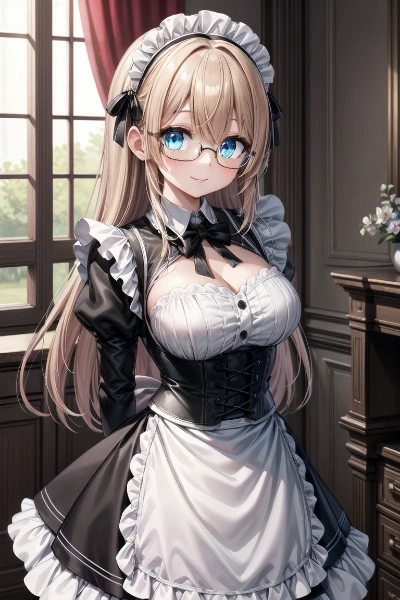 めがねメイドさん