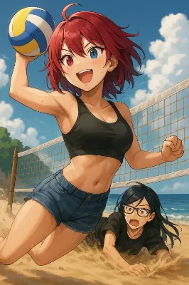 【過去画像リメイク企画 13】 ボーイッシュ VS お姉さん 三番勝負！