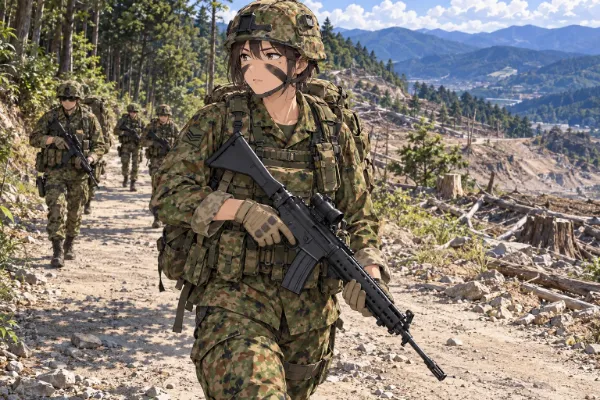 元自衛官の漫画家、一色るな