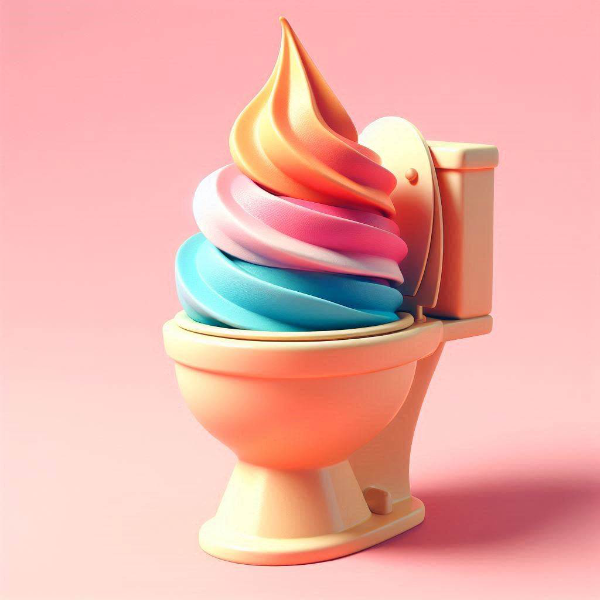 カラフルソフトクリーム