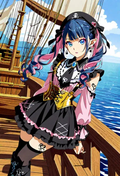 甲板の旋律、黒と金の祈りにて