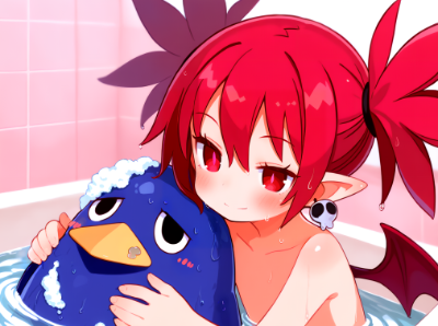 エトナ様がお風呂で乳首見せてくれるッスよ～！