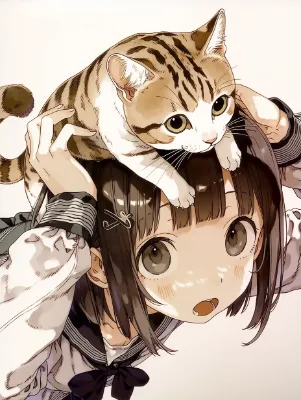 頭上の小さな冒険者。