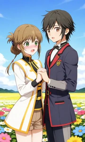 花畑の甘い約束