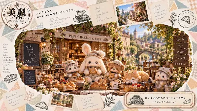 ぬいぐるみたちの優しいベーカリー