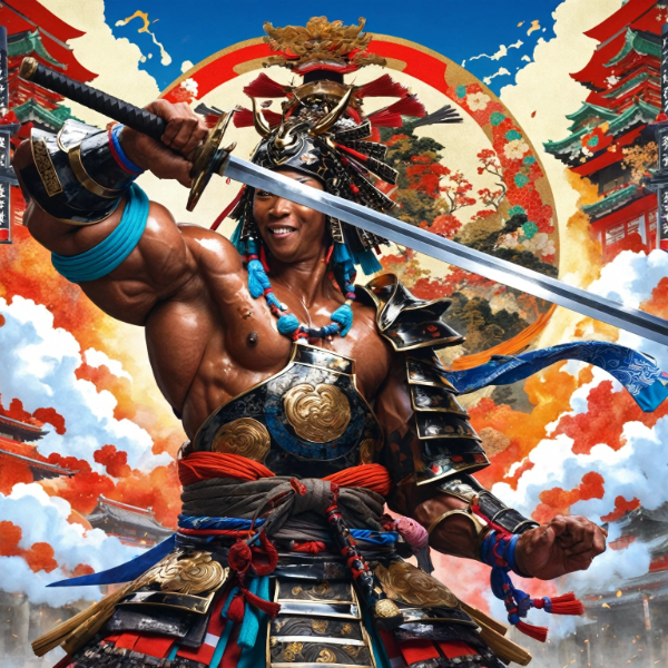 黒人サムライ３