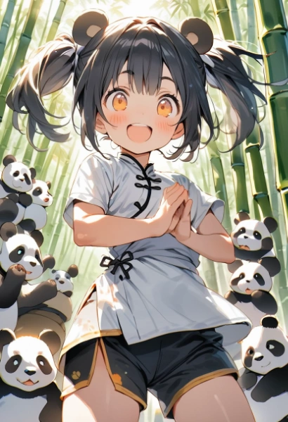 パンダに弟子入り