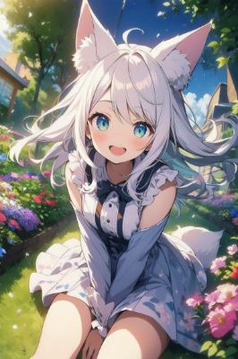 白きつねっこ