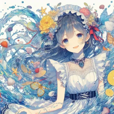 海の乙女と花咲く波の調べ