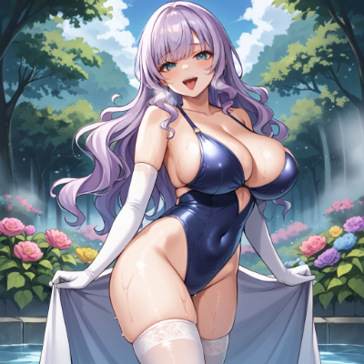 水着のお姉さん