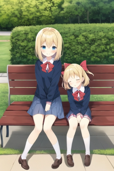 待ちくたびれておねむ