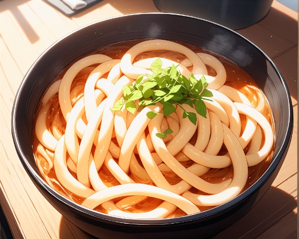 「素うどん？」🍜