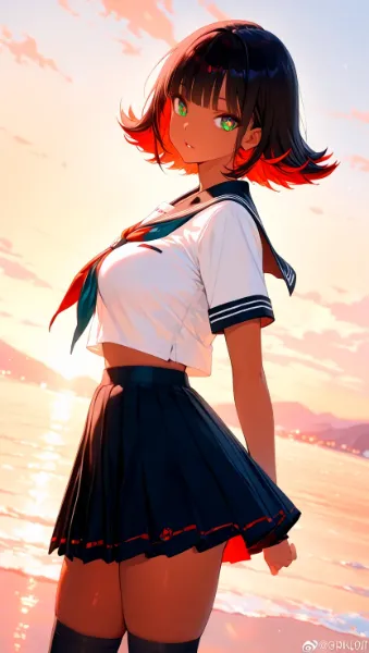 JK（女子高生）イラスト詰め合わせその83