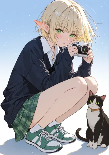 エルフの猫探検