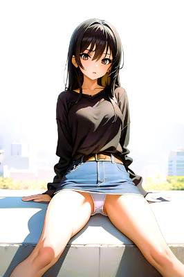 ミニスカートの女の子