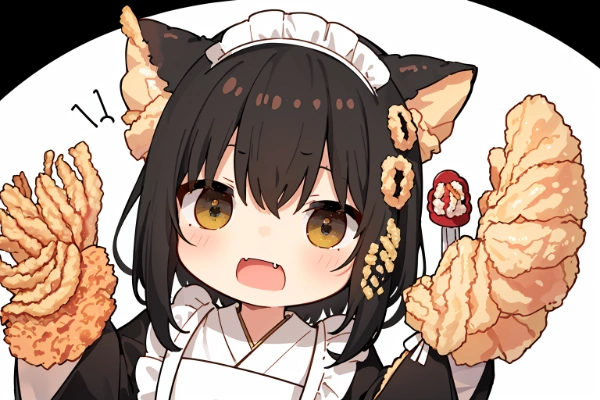 てんぷらにゃんこの作り方？