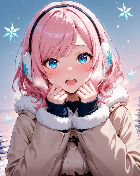 雪の魔法に魅せられて