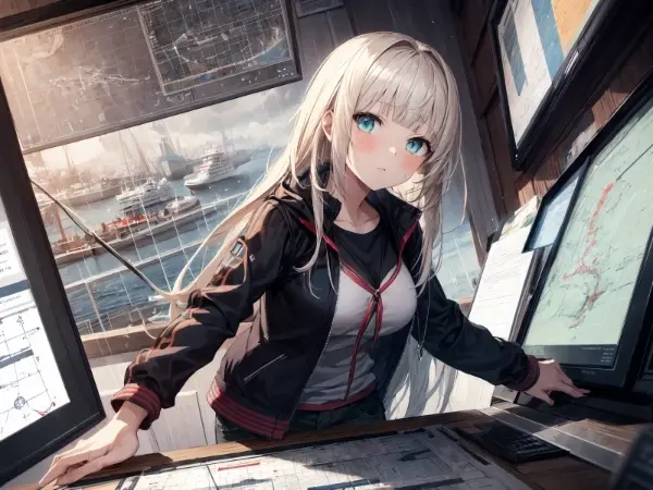 雷と嵐の航路を往く