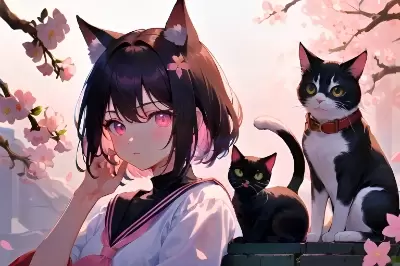 猫耳×桜