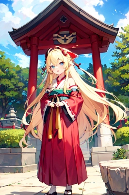 金髪巫女