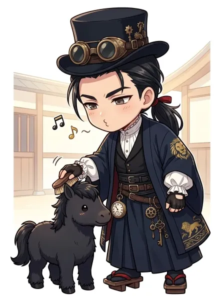 うちの黒馬