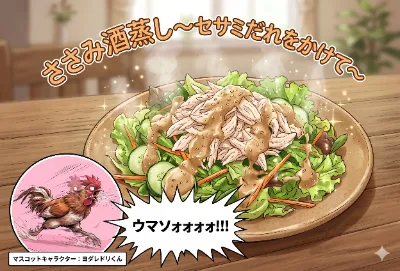 【五月雨】ささみセサミだれヨダレドリ